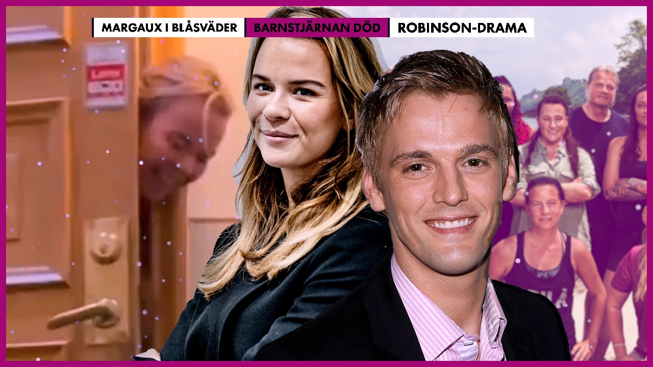 Margaux i blåsväder – Så minns vi Aaron Carter – Här är veckans hetaste nöjessnackisar