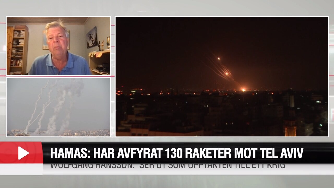 Wolfgang Hansson om attacken mot Tel-Aviv: "Ser ut som upptakten till krig”