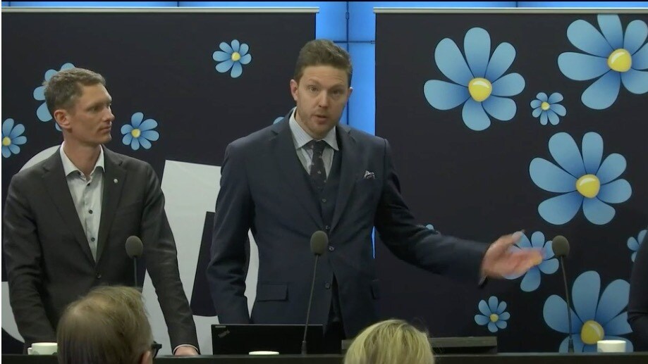 Sverigedemokraterna presenterar sin riksdagslista