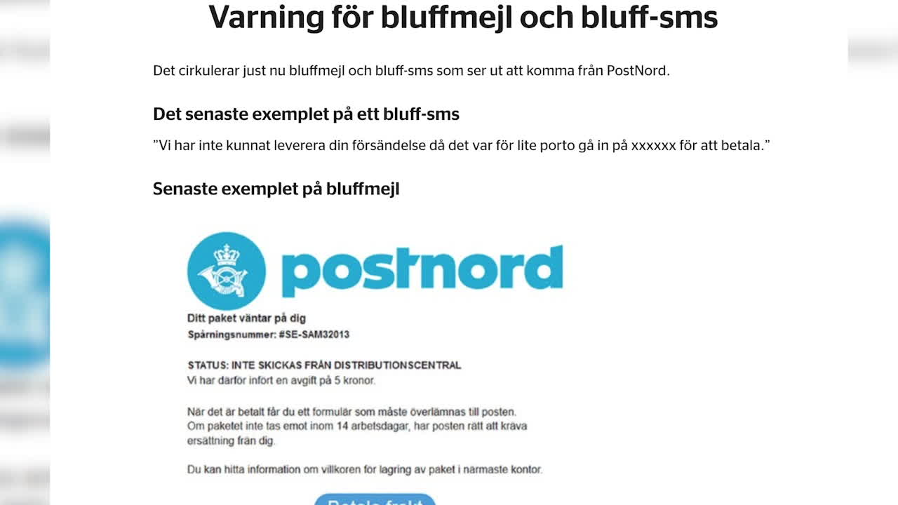 Malin blev lurad av bluff-sms: "Känns mystiskt"