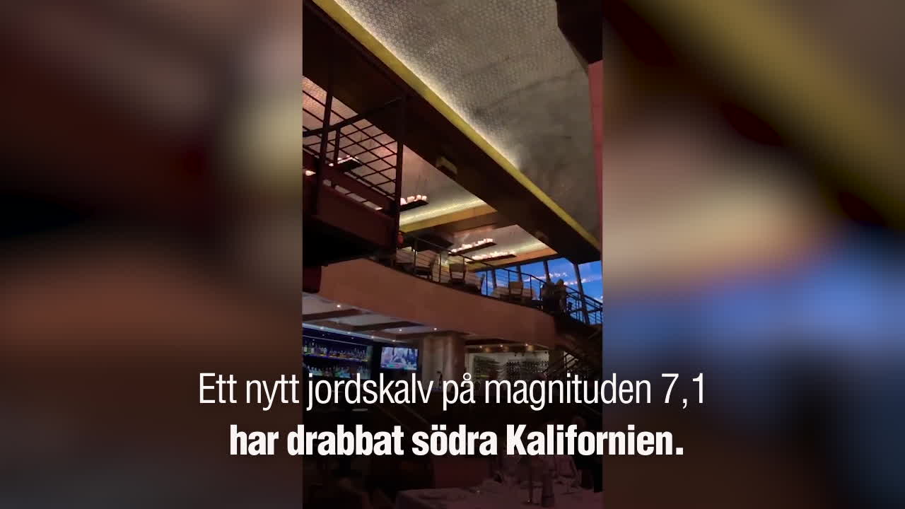 Här skakas kasinot av jordskalvet i Kalifornien