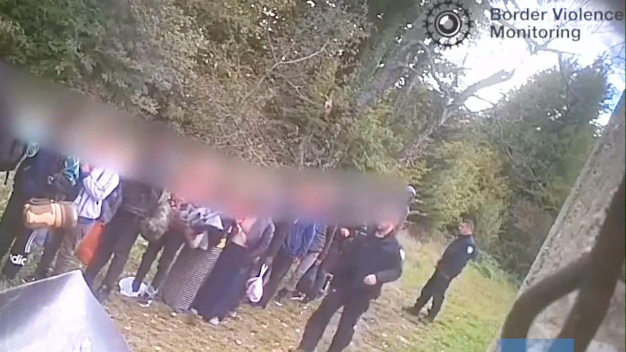 Här deporterar gränspolisen i Kroatien personer olagligt