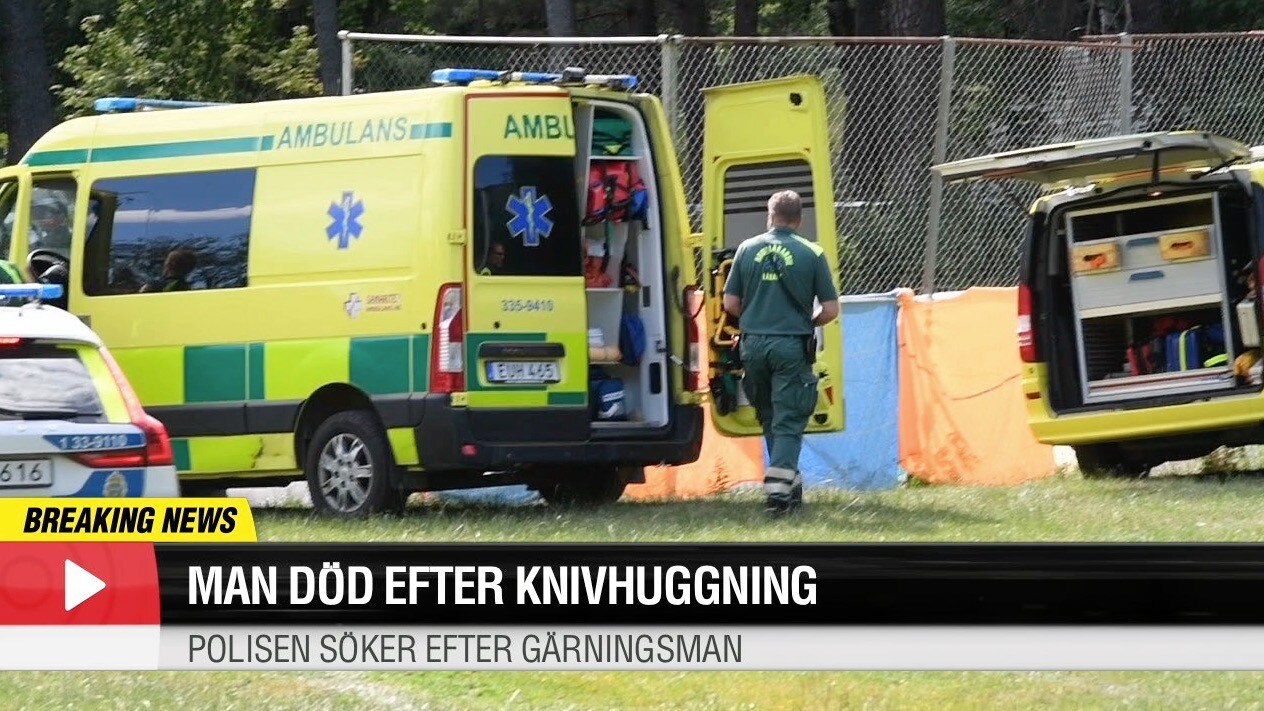 Man död efter knivhuggning