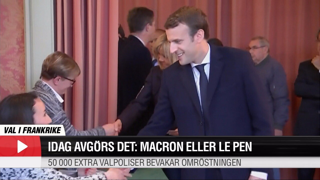 Idag rösta Frankrike - blir det Macron eller Le Pen?