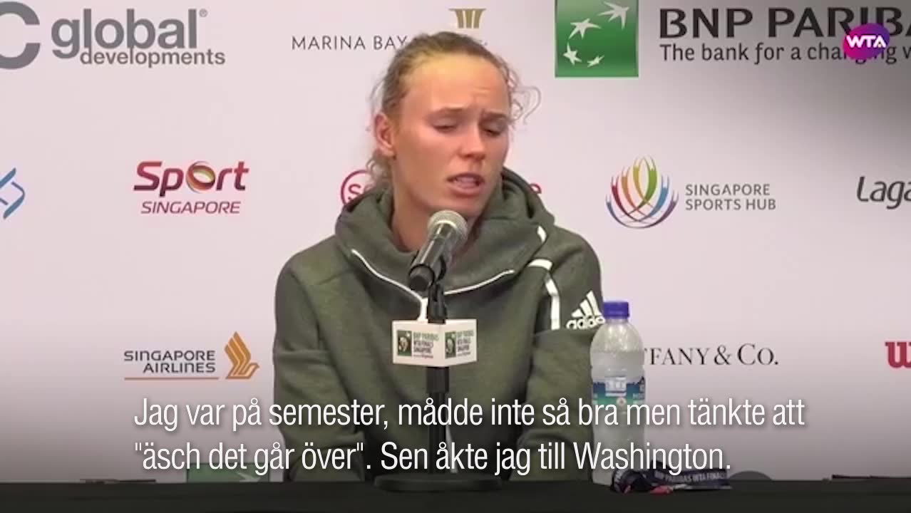 Wozniacki lider av en kronisk sjukdom: ”En chock”