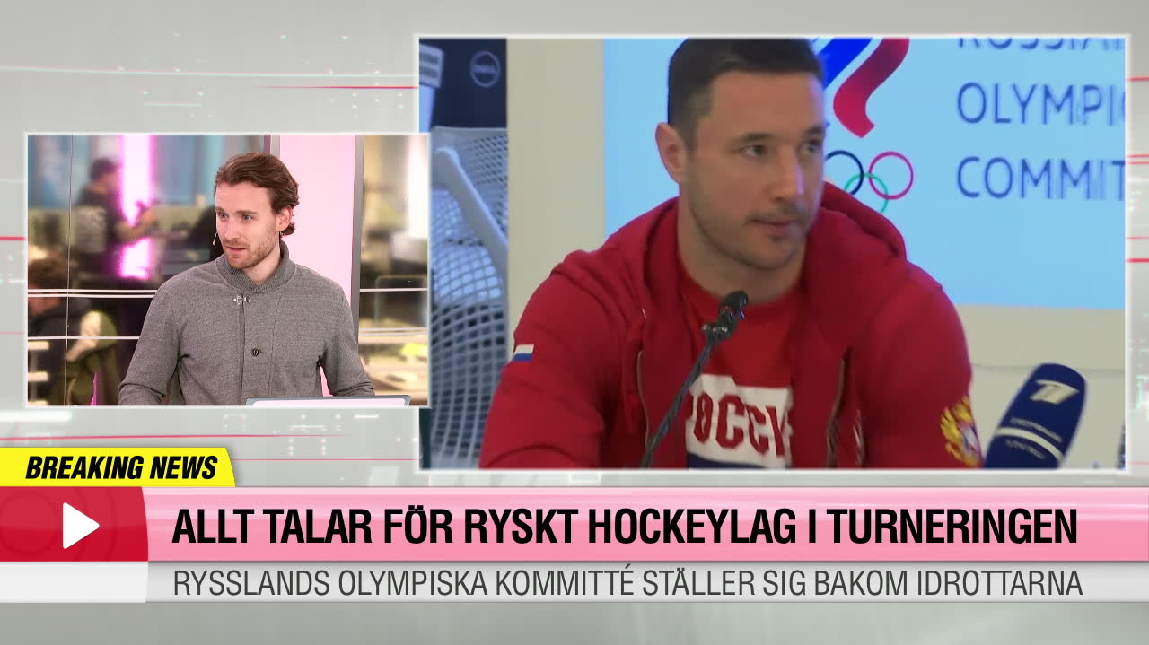 Allt talar för ryskt hockeylag i turneringen