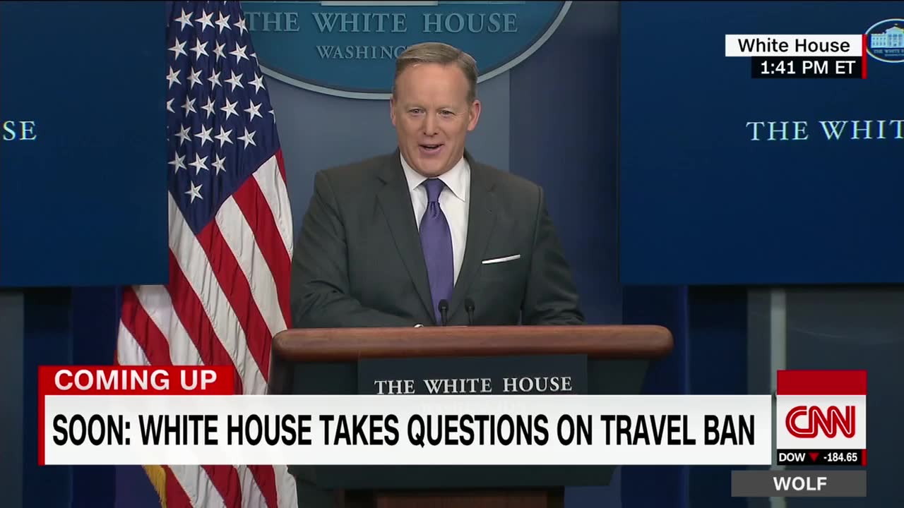 Vita huset kommenterar inreseförbudet