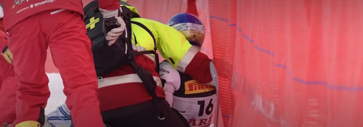 Lindsey Vonn kraschade