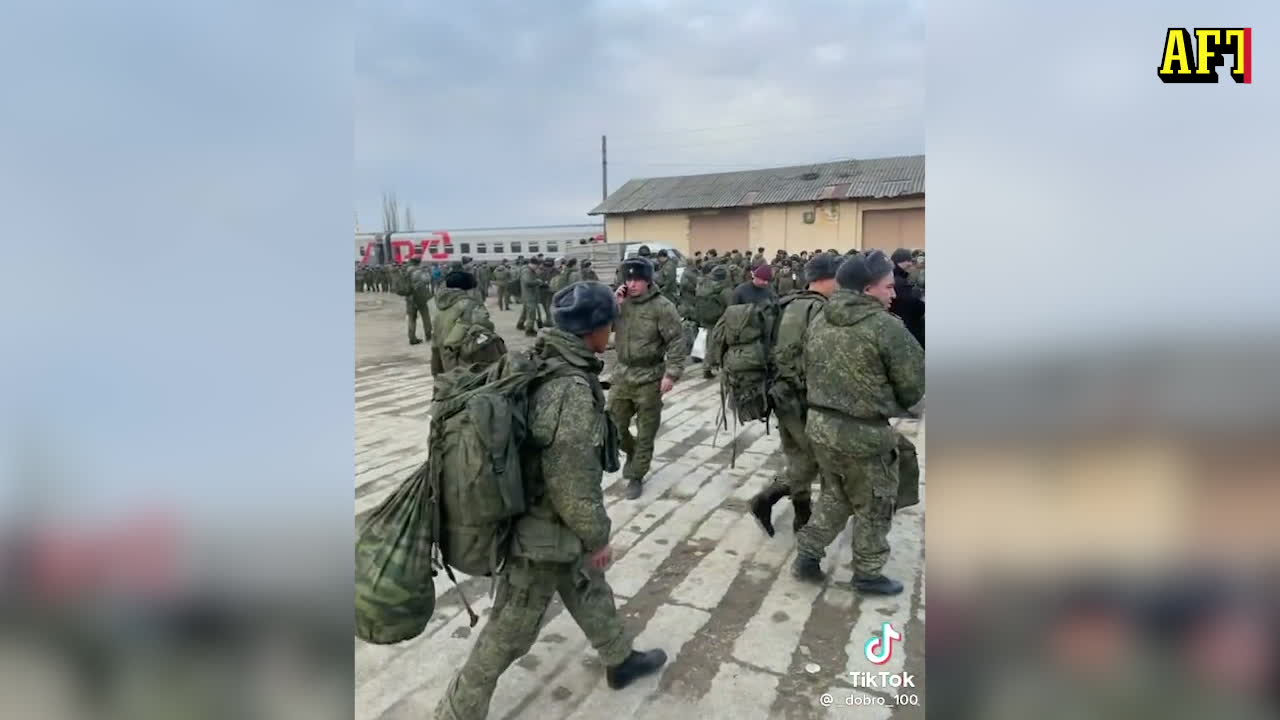 Se TikTok-filmerna som visar den ryska närvaron