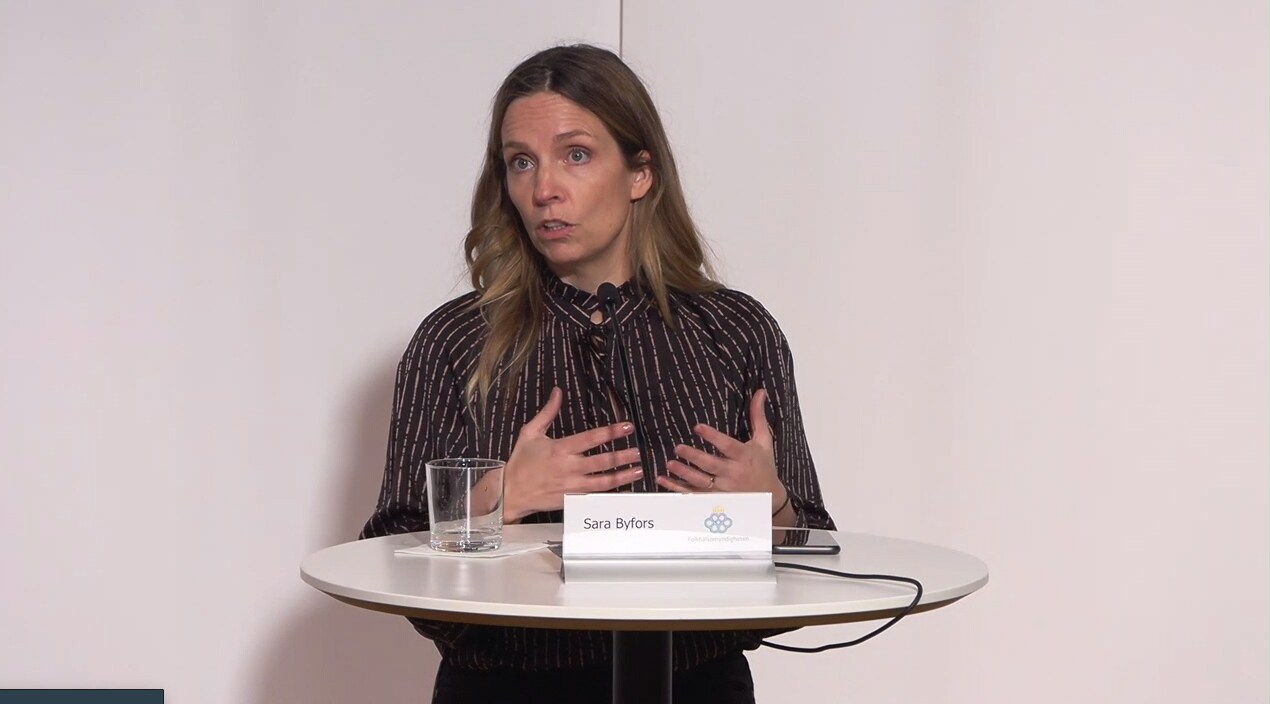 Sara Byfors: "Vi har en fortsatt ökning i Sverige"