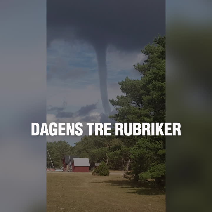 Dagens tre rubriker 6 augusti