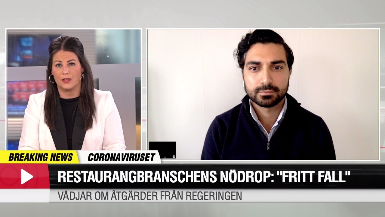 Restaurangbranschens nödrop: "Fritt fall"