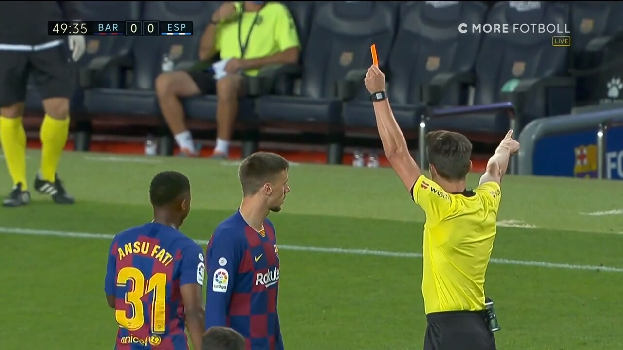 Två röda kort när Barcelona vann derbyt