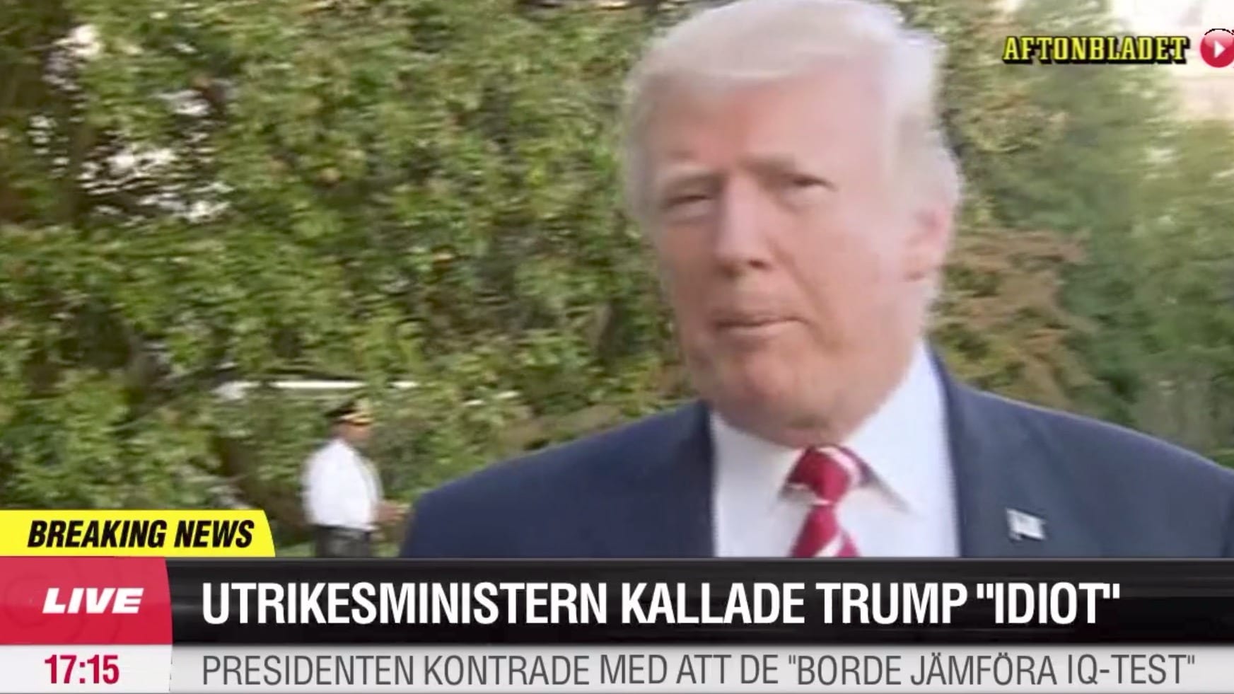 Utrikesministern kallade Trump ”idiot” – nu svarar han