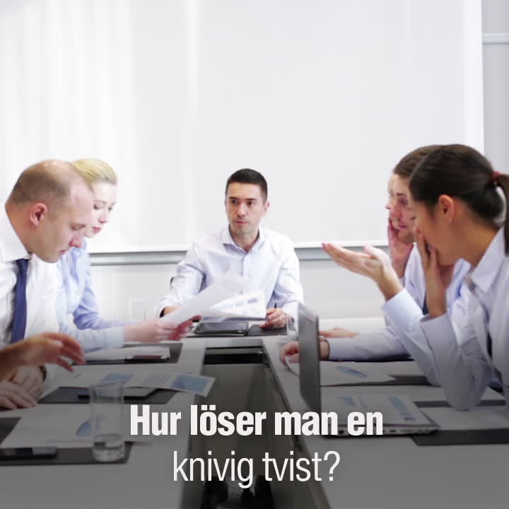 Så löser du konflikten
