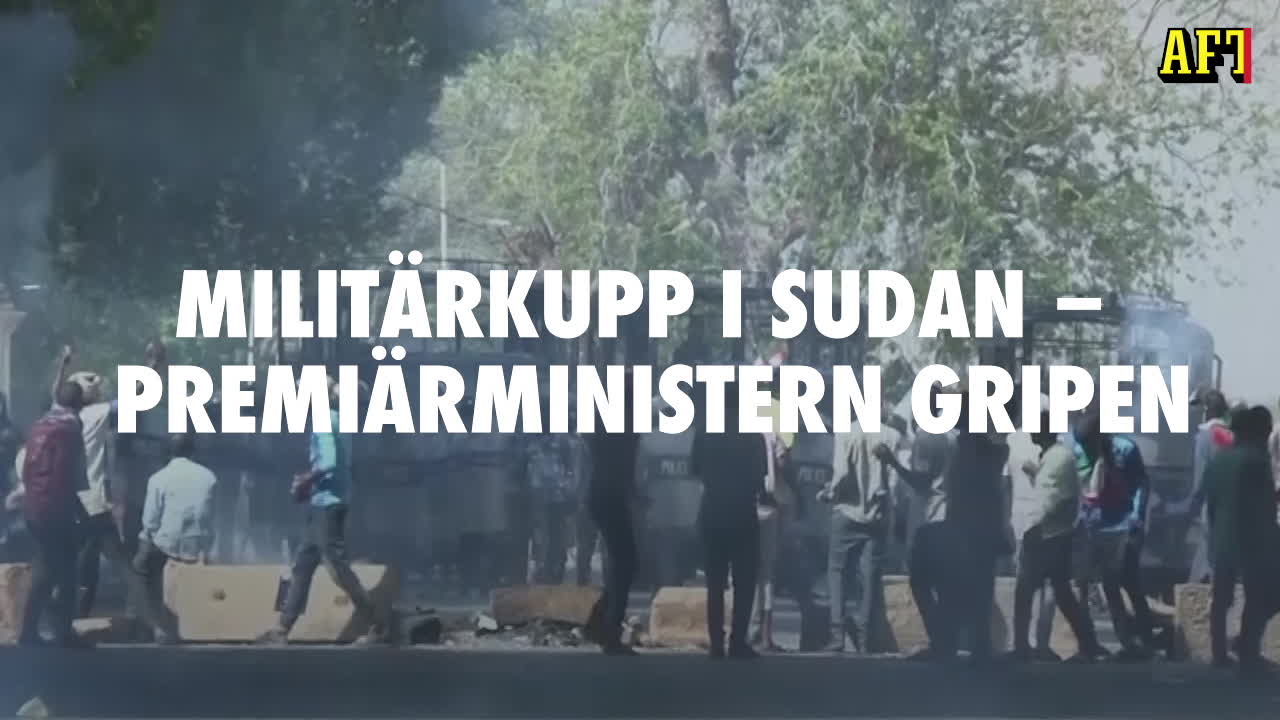 Militärkupp i Sudan – premiärministern gripen