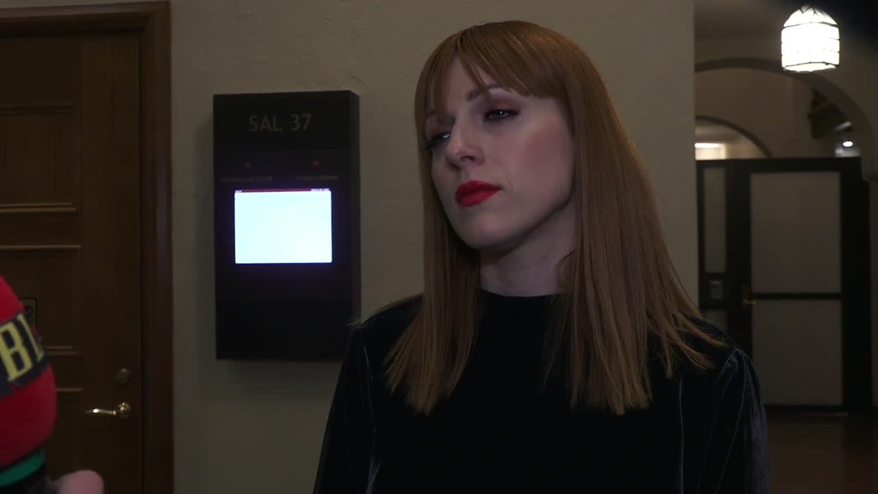 Hör Cissi Wallin efter sista rättegångsdagen: Har ingen underliggande agenda