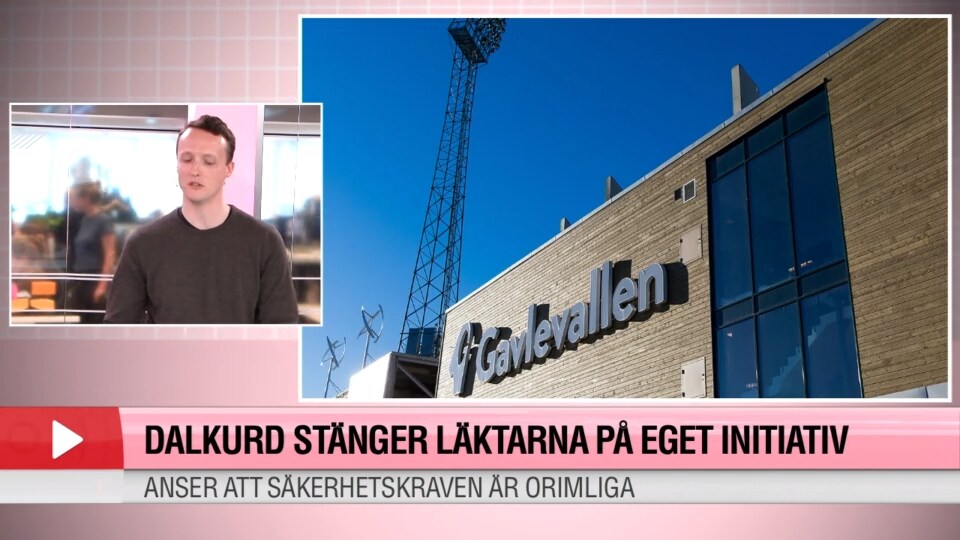 Dalkurd stänger arenan: ”Inte bara ett Dalkurd-problem”