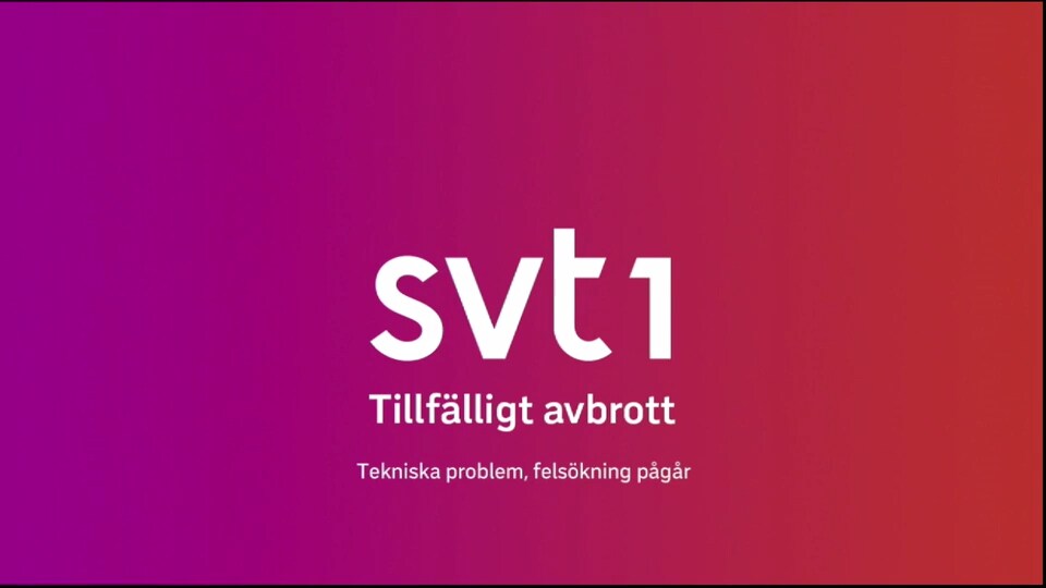 Här tvingas SVT bryta Morgonstudion