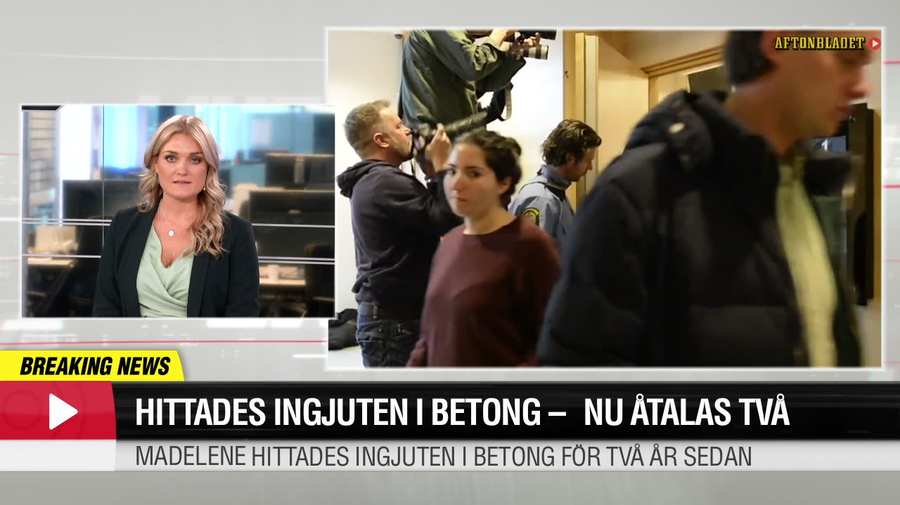 Hittades ingjuten i betong – två åtalas