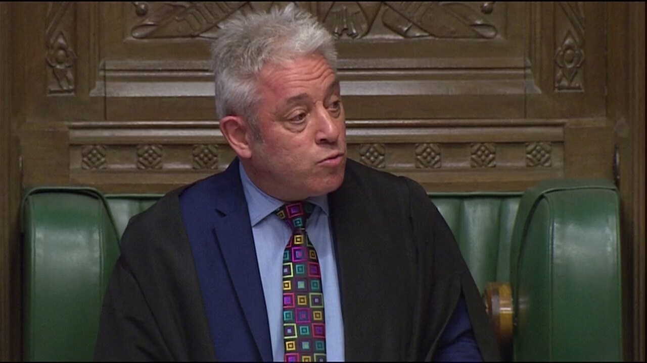 Hör talmannens besked om brexit