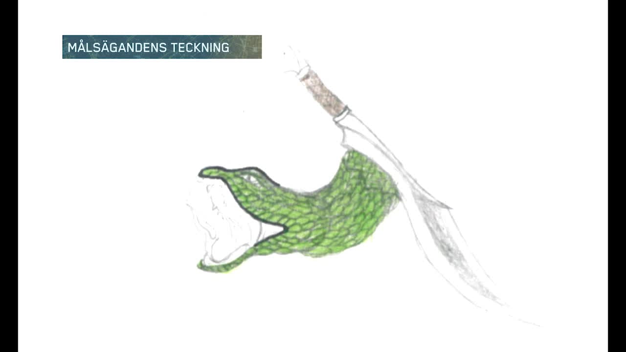 Elin våldtogs - efterlyser gärningsmannen genom tatuering