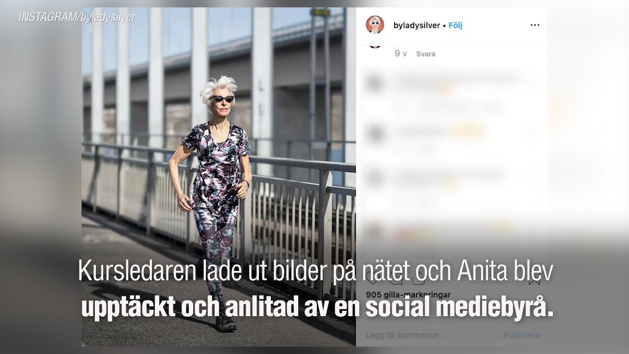 Anita, 81 år, gör karriär som influencer