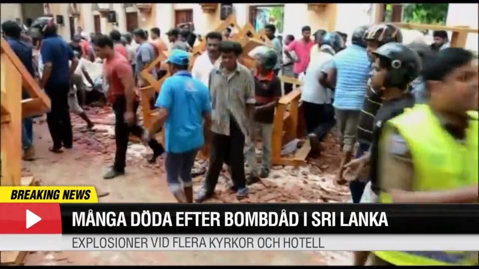 Många döda efter bombdåd i Sri Lanka. Aftonbladets Wolfgang Hansson kommenterar