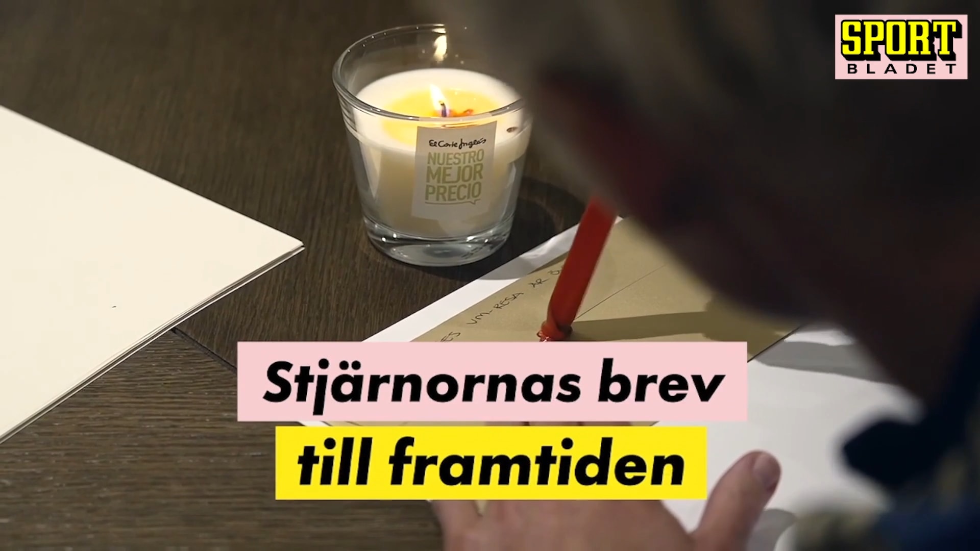 Hanna Bennison öppnar brevet till framtiden