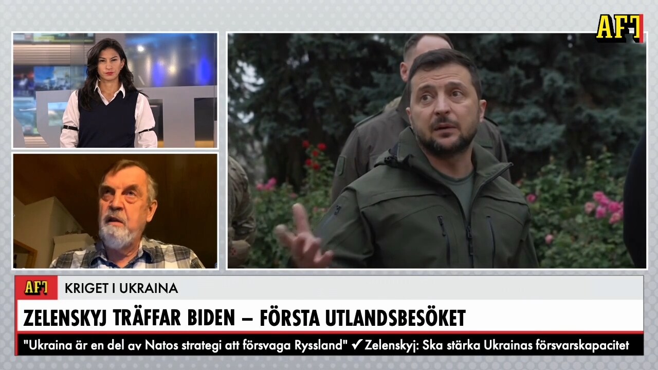 Zelenskyj träffar Biden – "Natos strategi för att försvaga Ryssland"