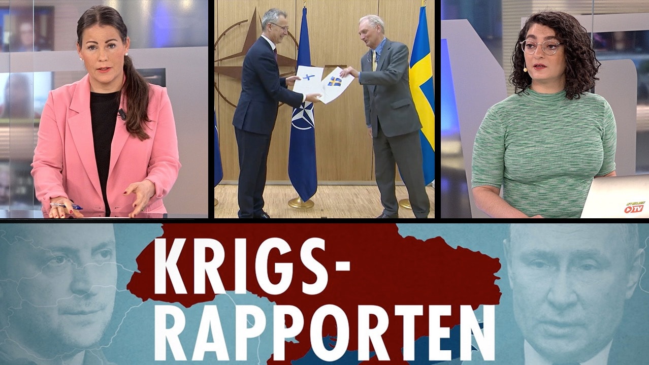 Krigsrapporten: Nato-ansökningarna inlämnade: ”Det är historiskt”