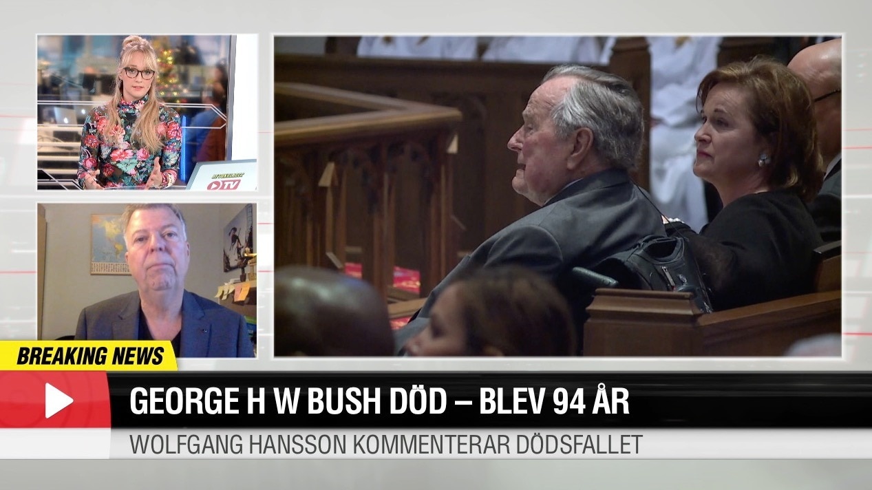 USA:s tidigare president George H W Bush har dött, 94 år gammal