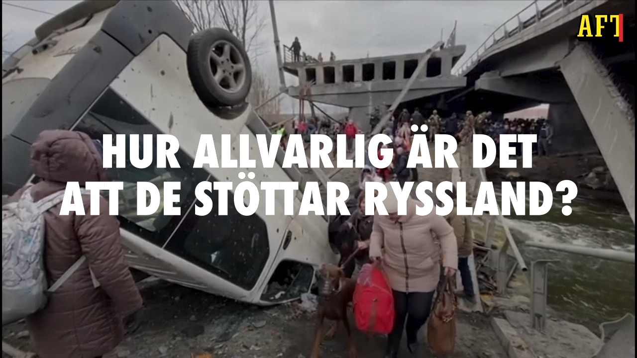 Här är de fyra länder som stöttar Ryssland