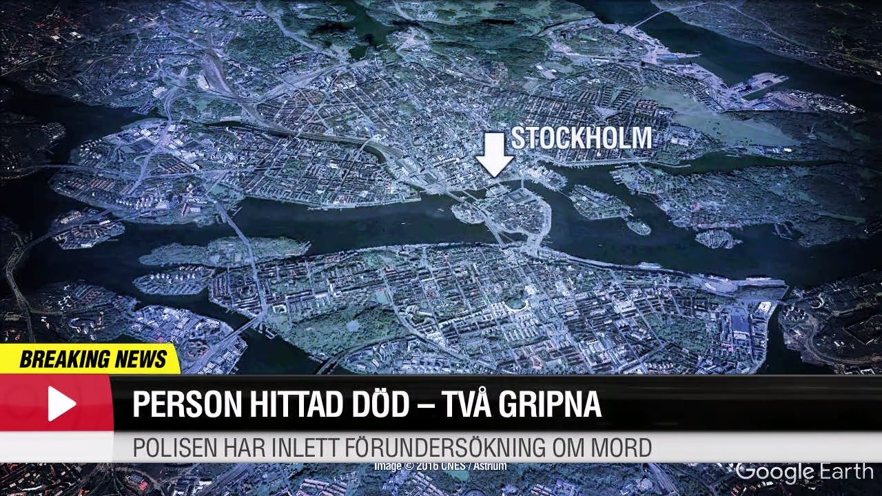 Två gripna efter död person hittades