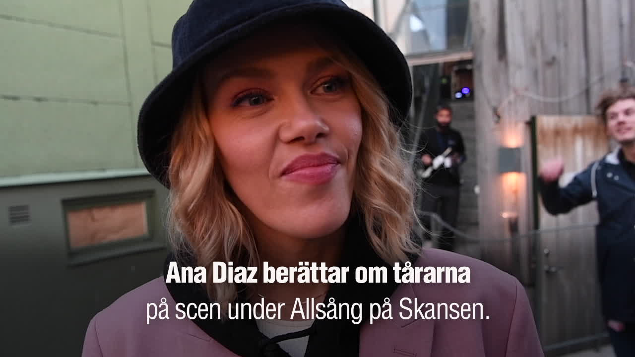Ana Diaz: "Därför kom tårarna"