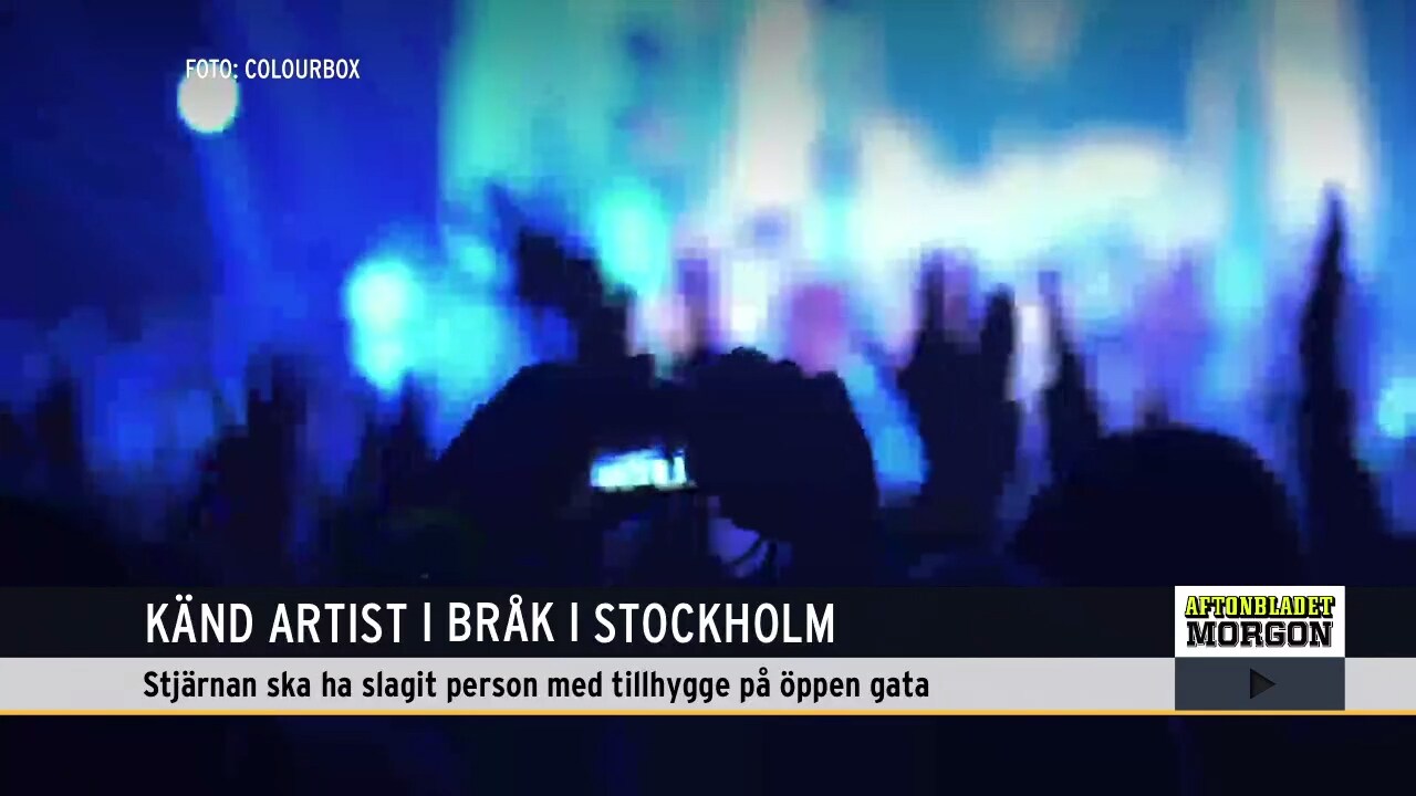Världsstjärna i bråk i Stockholm