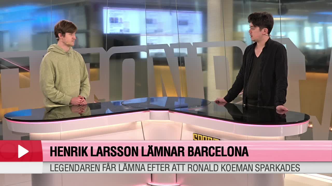 Henrik Larsson lämnar Barcelona