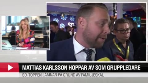 Mattias Karlsson hoppar av som gruppledare