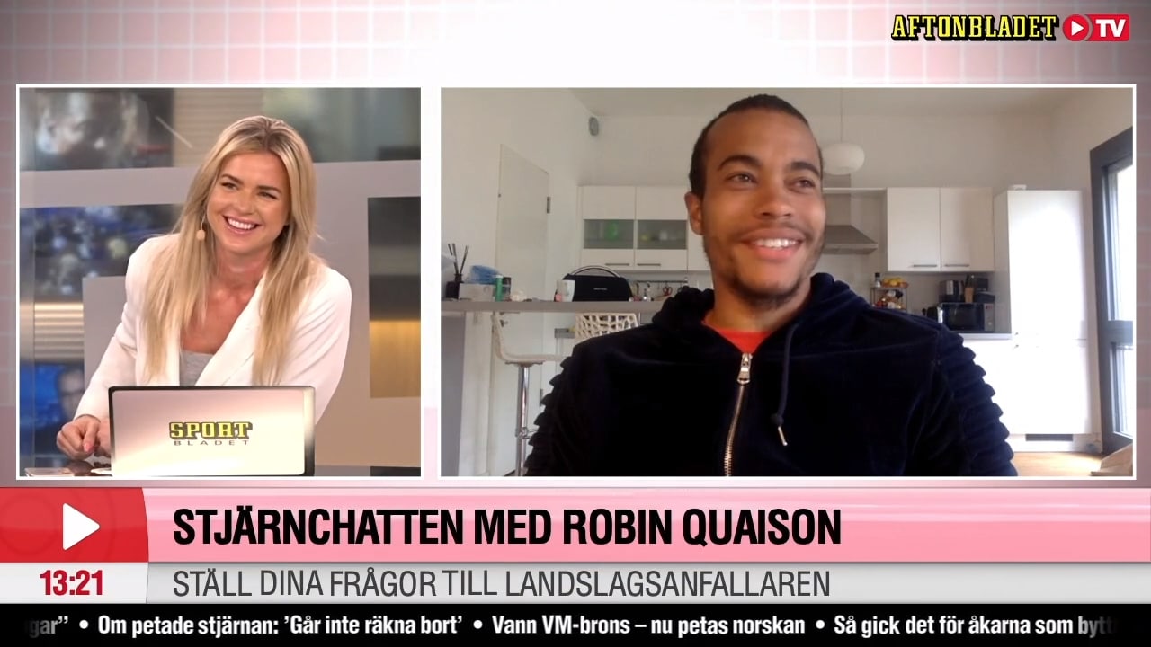 Se hela stjärnchatten med Robin Quaison