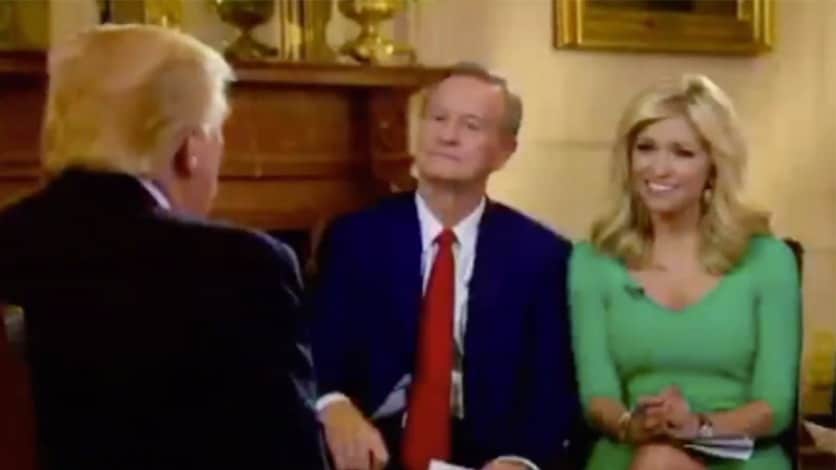 Här sätter Trump betyg på sig själv