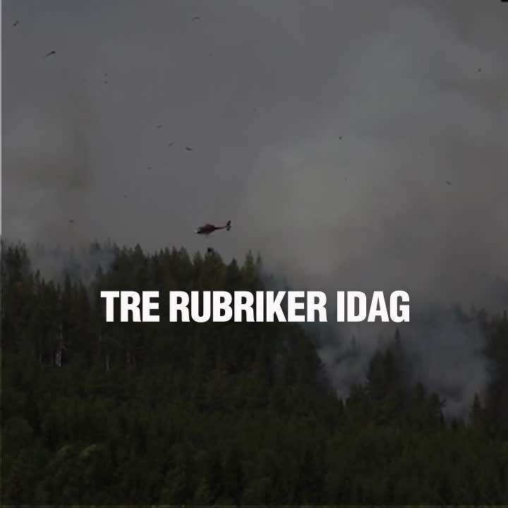 Tre rubriker – onsdag 18 juli