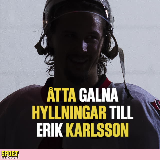 Åtta galna hyllningar till Erik Karlsson