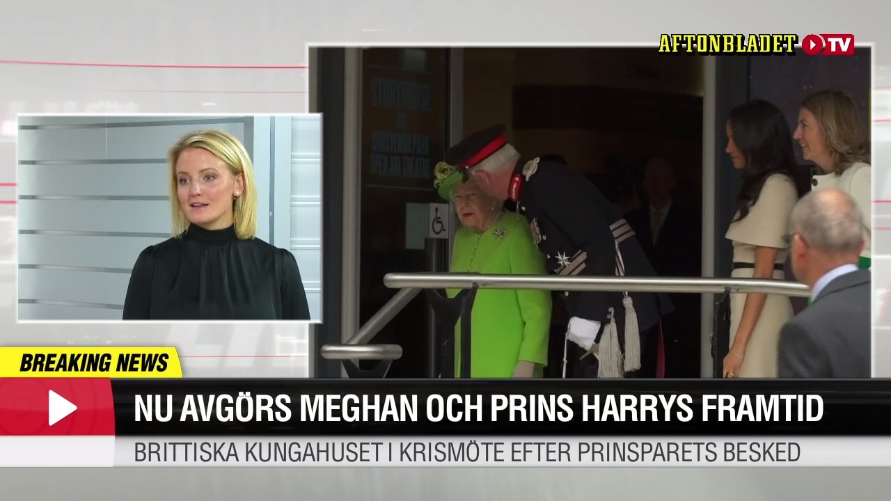 Kungligt krismöte om Meghan och prins Harry