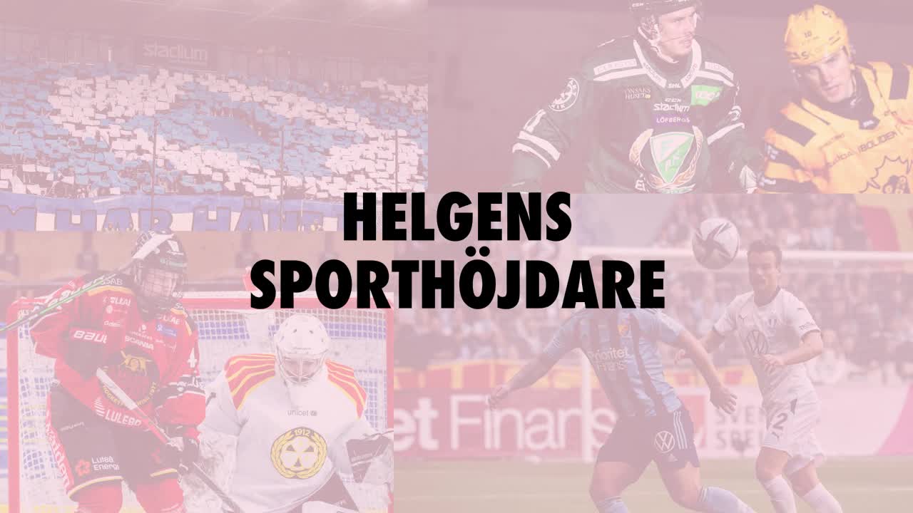 Här är helgens sporthöjdare 1-3 april