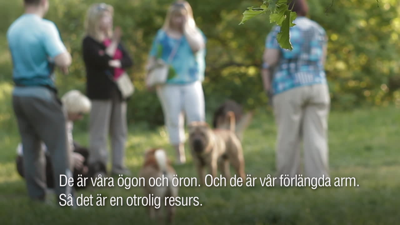 Här lär sig hundägare hur de ska bekämpa svensk brottslighet