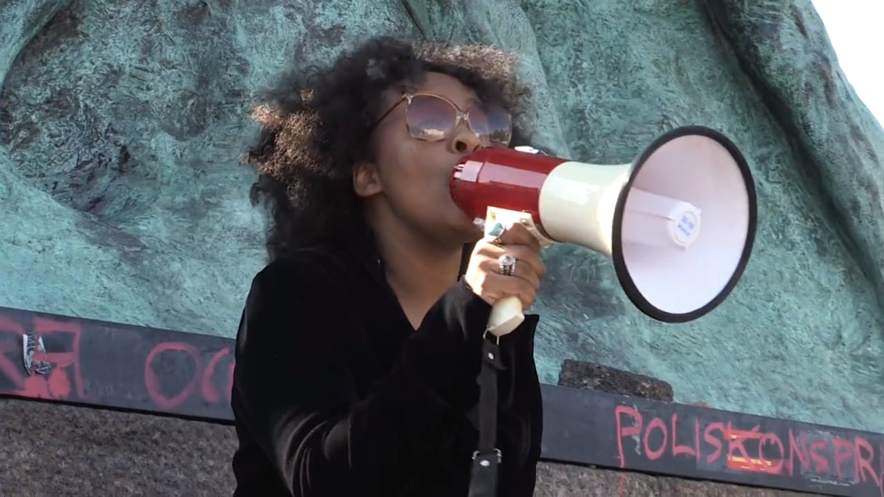 Flera hundra samlades för Black Lives Matter demonstration i Malmö