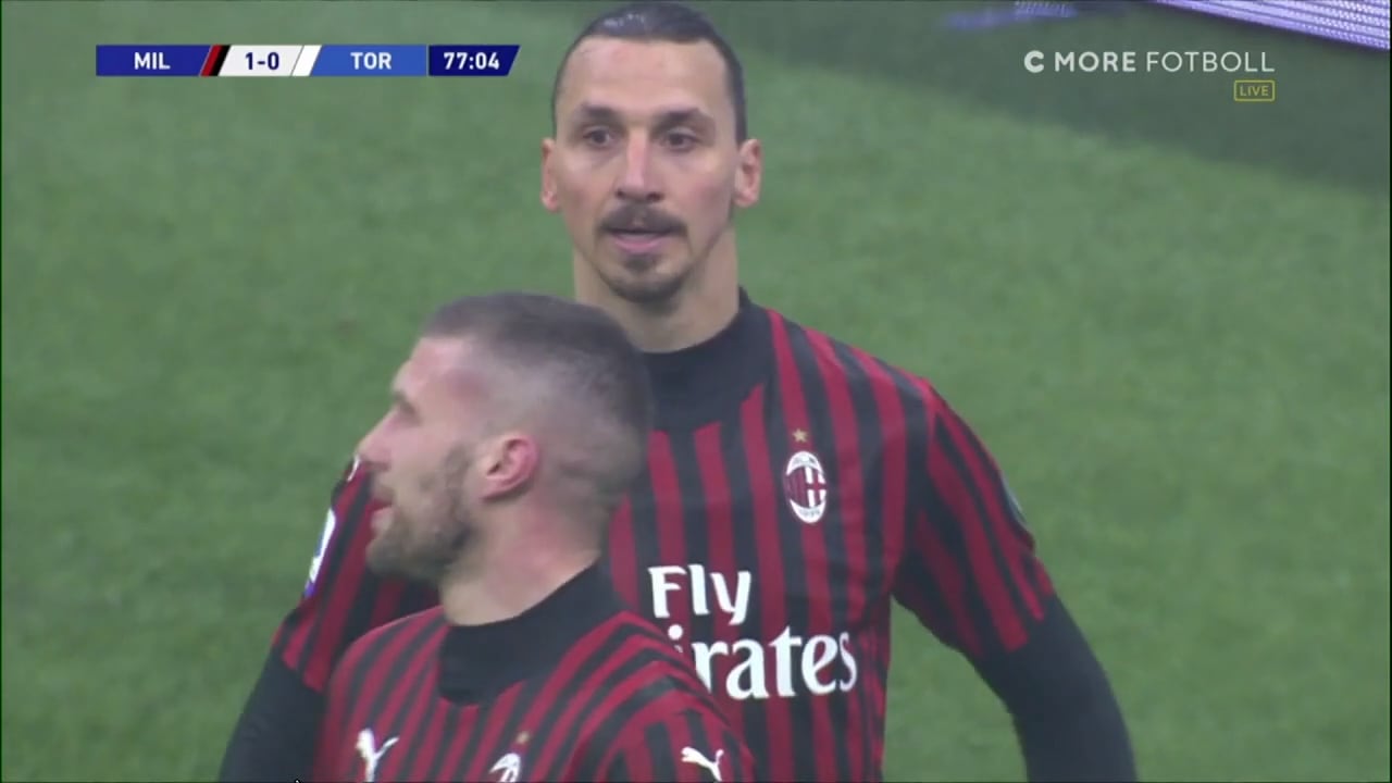 Ibrahimovic mållös när Milan slog Torino