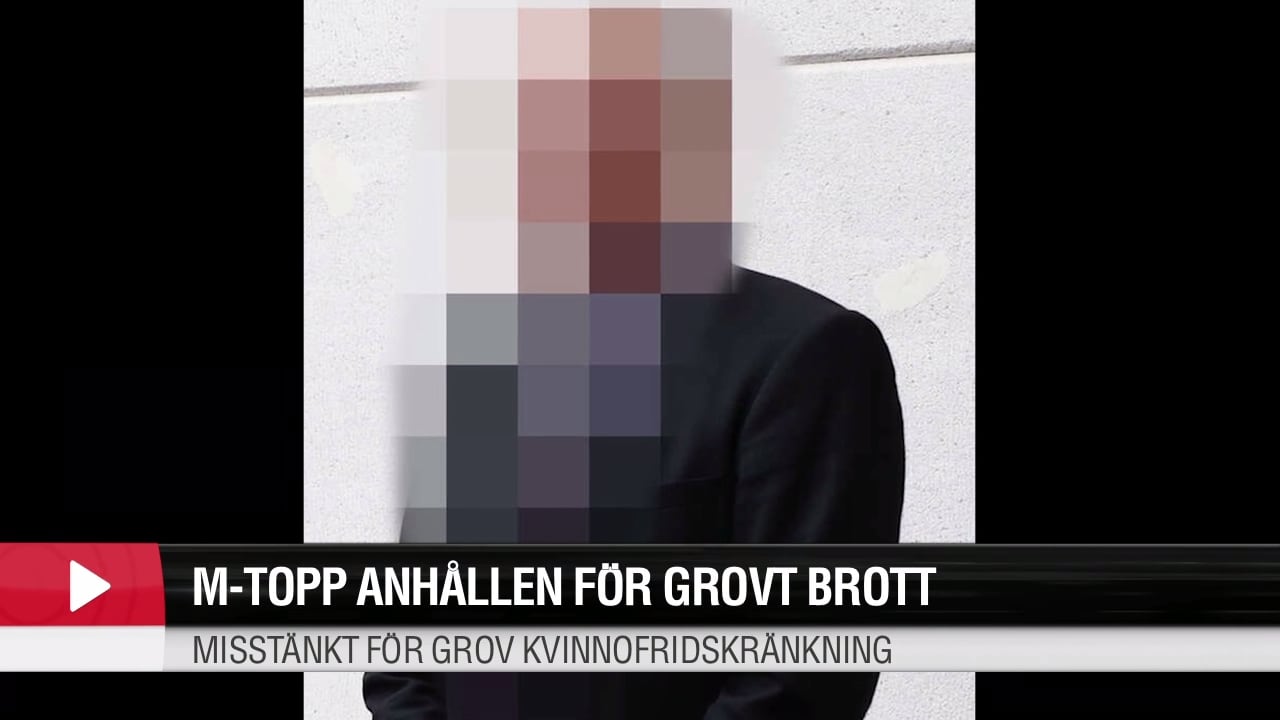 Lokal M-topp anhållen för grovt brott