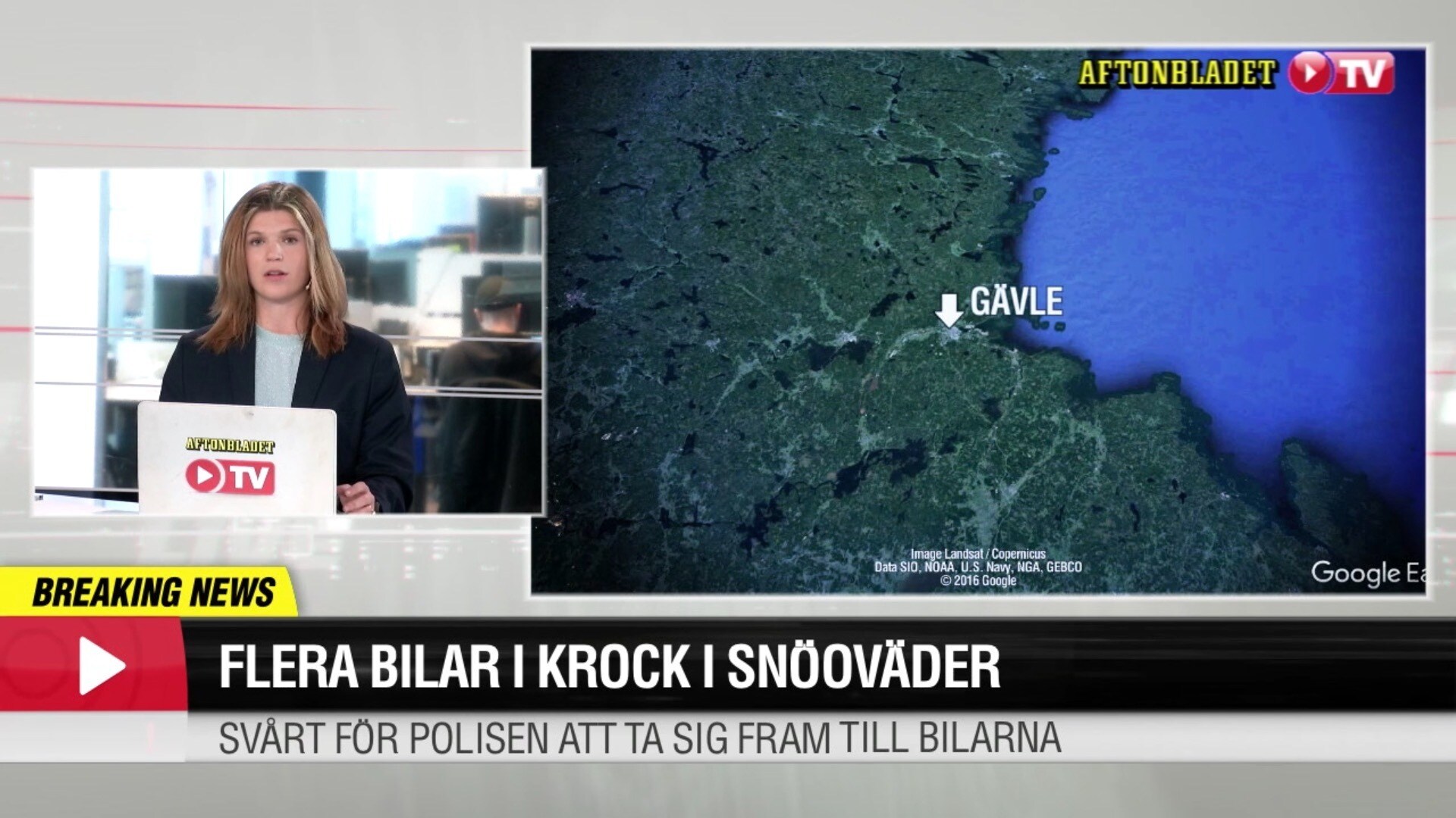 Flera bilar i krock på E4