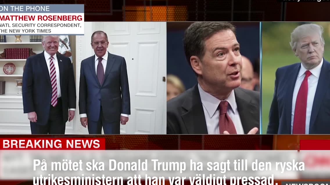 Trump under möte med Ryssland